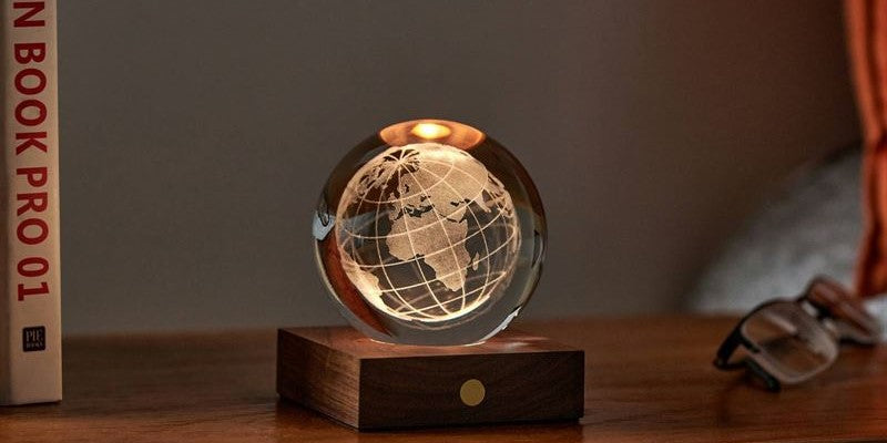 Crystal Ball World Globe