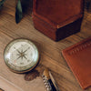 Brass Compass with glass dome top