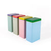 Set of 4 coloured tins