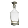 Glass and Pewter Decanter