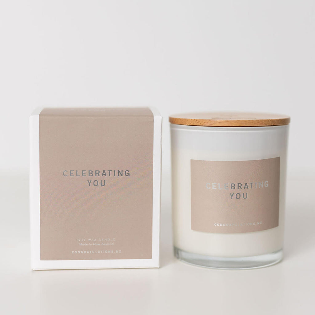 Celebration Candle - celebrating you Candle from Congratulations NZ