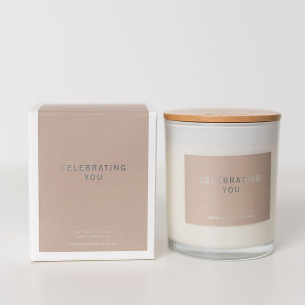 Celebration Candle - celebrating you Candle from Congratulations NZ