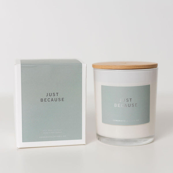 Just Because - Gift Candle from Congratulations NZ