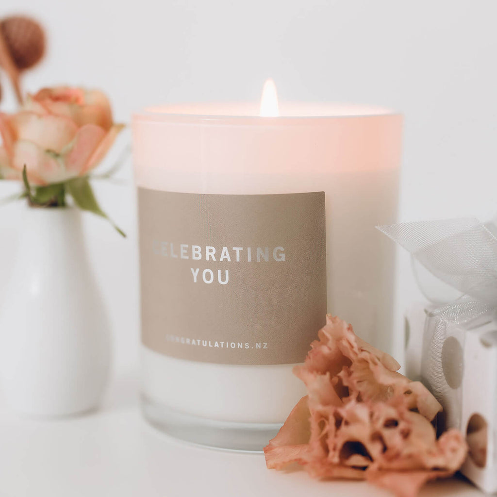 Celebration Candle - celebrating you Candle from Congratulations NZ