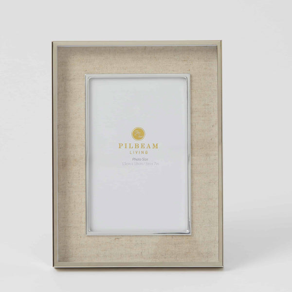 Linen Photo Frame 5 x 7 inch