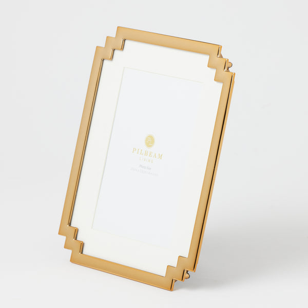 Gold art deco Style photo frame