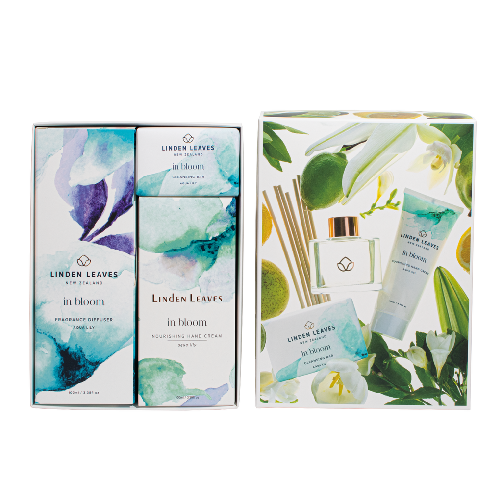 Aqua Lily Hands and HOme Gift set