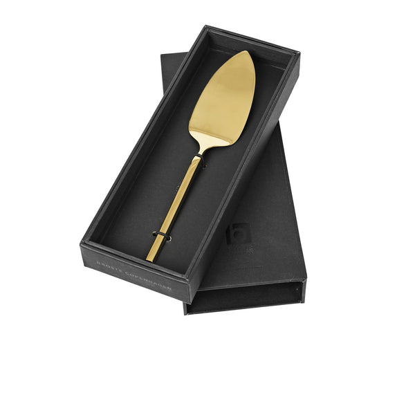 Broste gold twis cake server