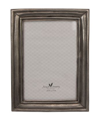 Narrow Edge Photo Frame 4 x 6 inch pewter