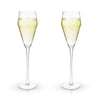 Set 2 Crystal Prosecco Glasses