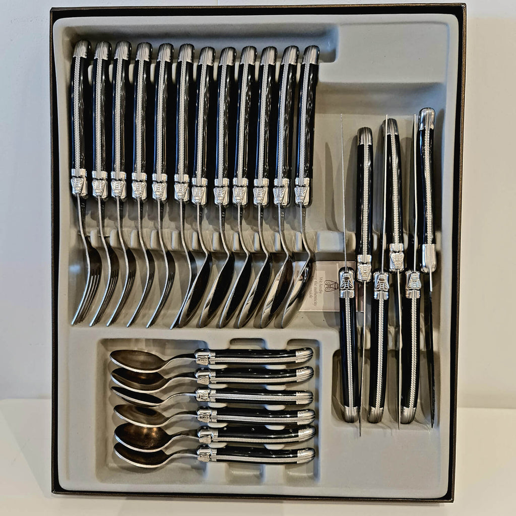 Laguiole 24 Piece Cutlery Set