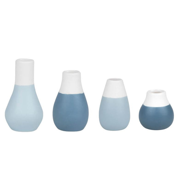 Blue pastel mini vases