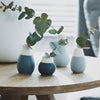 Blue pastel mini vases