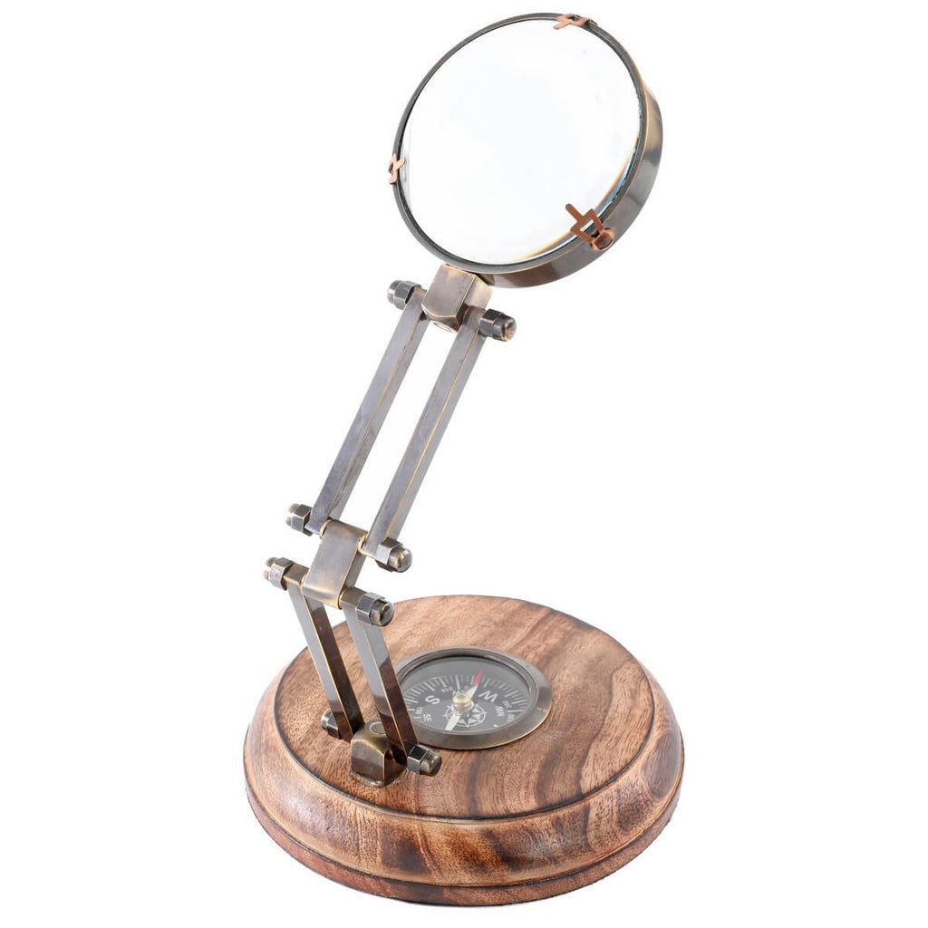 Magnifying Lens with Compass