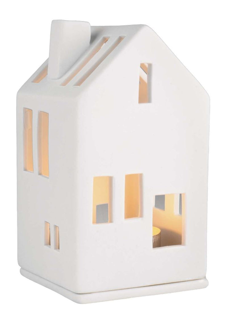 Residential Porcelain Tealight House | LED Tealight included