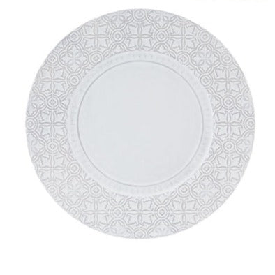 Rua Nova Antique White Round Platter