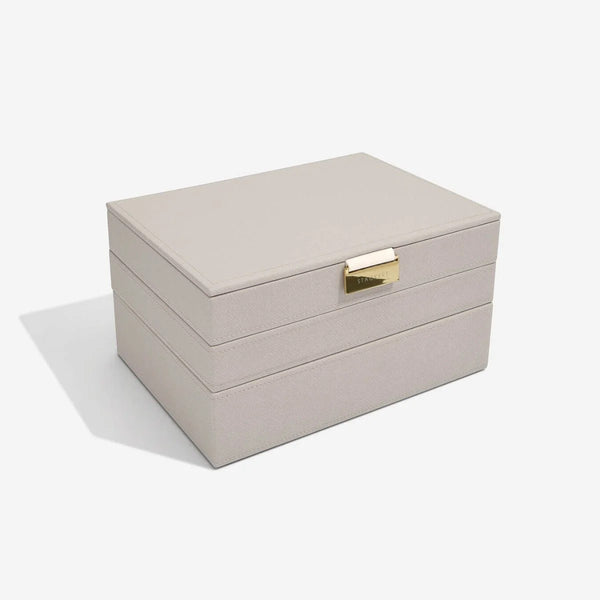 Stackers Classic Jewellery Box set of 3 Taupe