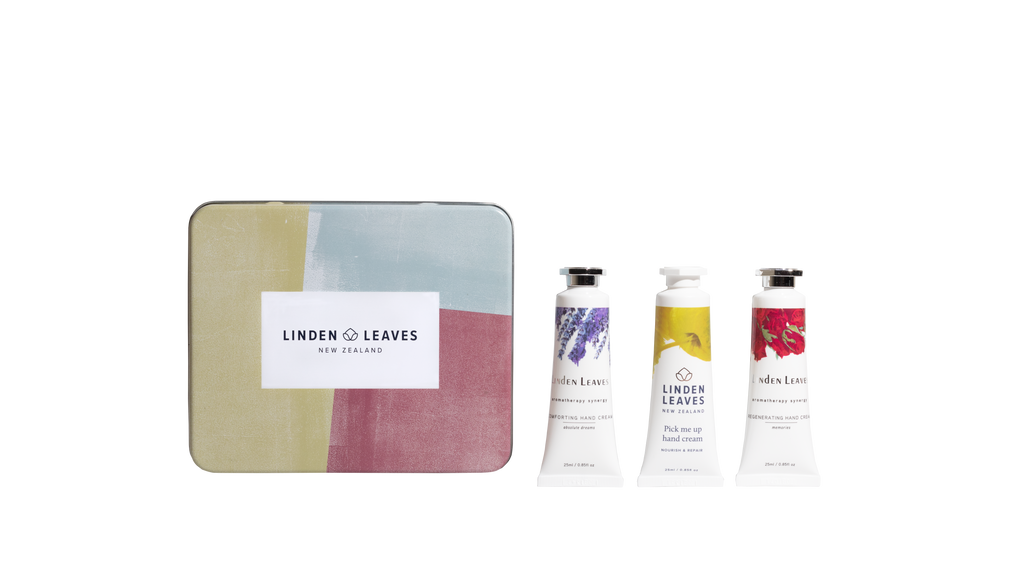 Linden Leaves Aromatherapy hand cream selection