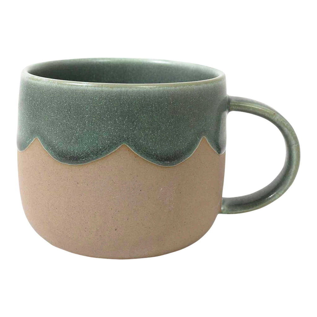 Breakfast in Bed Scallop moss mug