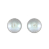 Silver Freshwater pearl stud earrings small